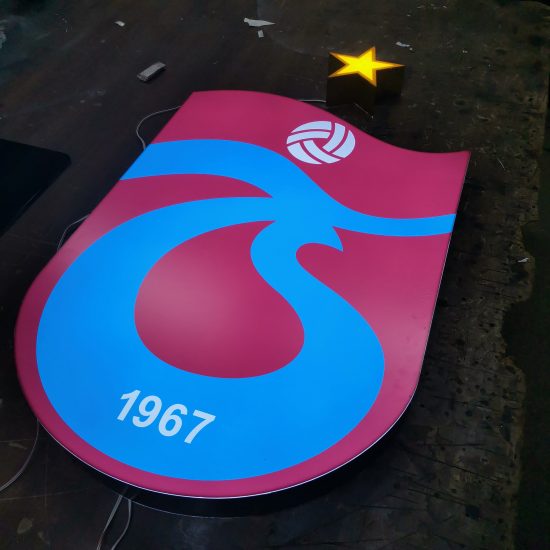 3D Led Tabela Trabzonspor Logo