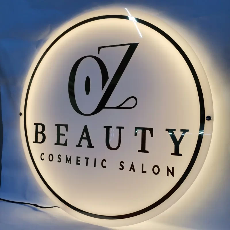 Dekoratif Yuvarlak Tabela